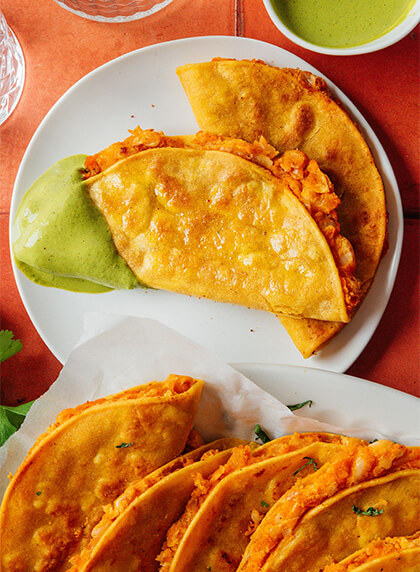 Buffalo White Bean Tacos