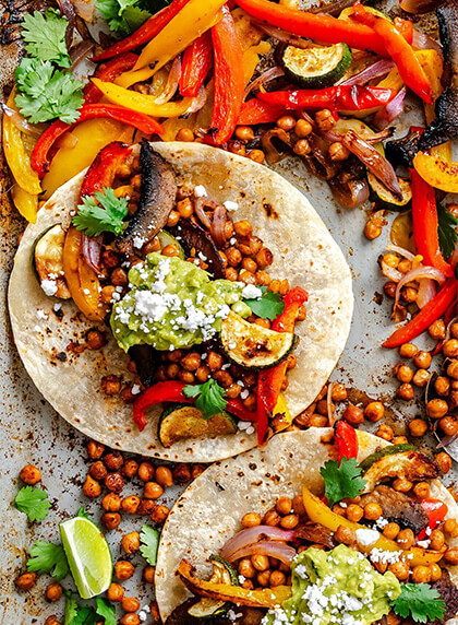 Chickpea Fajitas