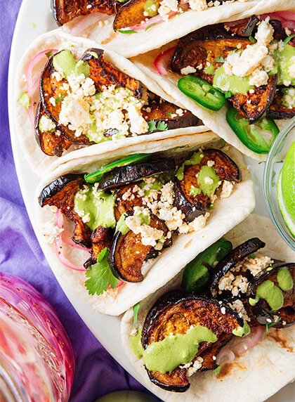 Eggplant Tacos