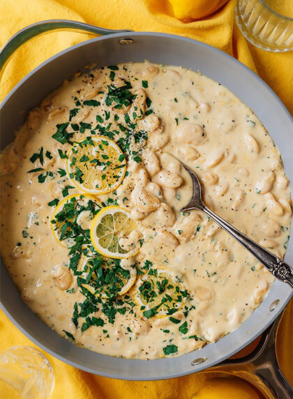 Lemon Pepper Butter Beans