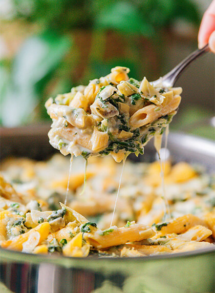 Spinach Artichoke Pasta